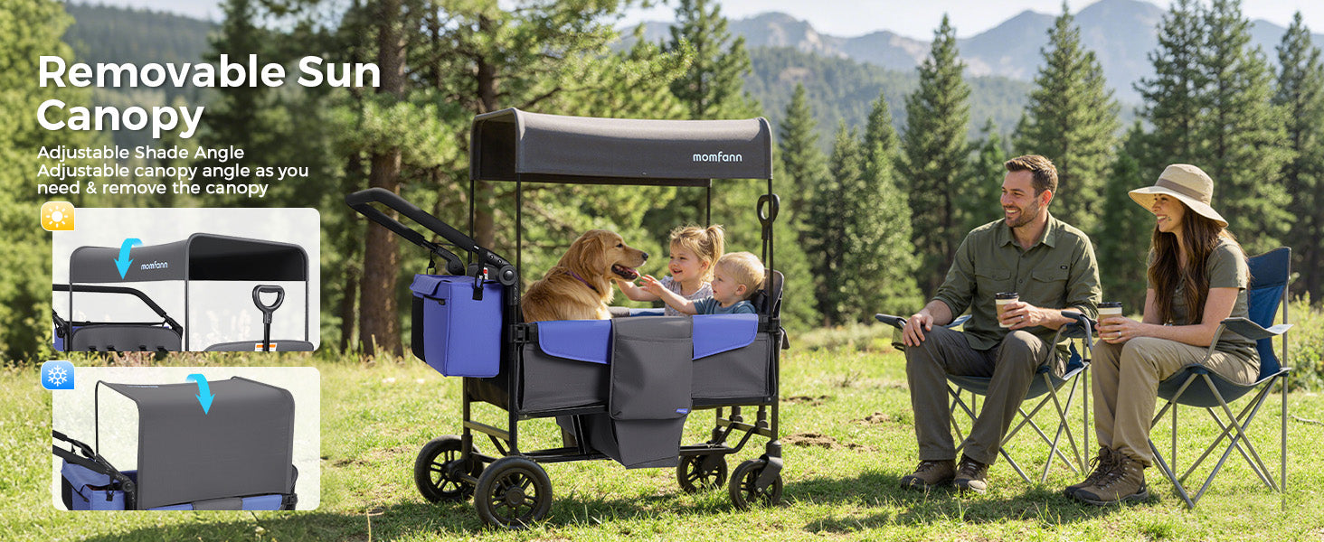 Explore the Outdoors with the Ultimate 4 Seater Wagon Momfann