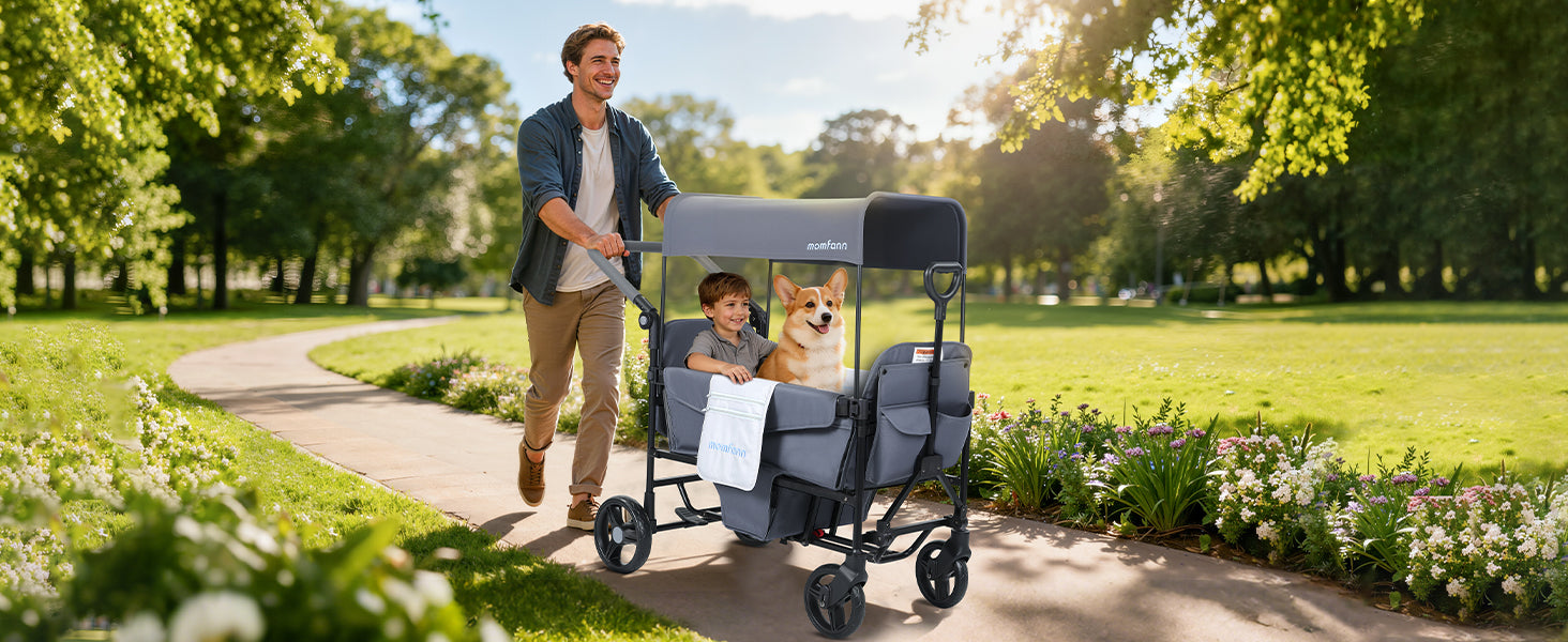 Why a Wagon Stroller for 2 Kids Is the Smart Choice for Families Momfann