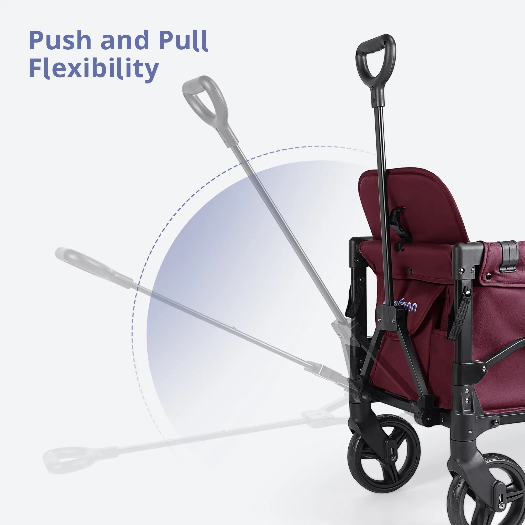 Momfann Stroller Wagon for Kids – 2-Seater All-Terrain Baby Wagon Momfann