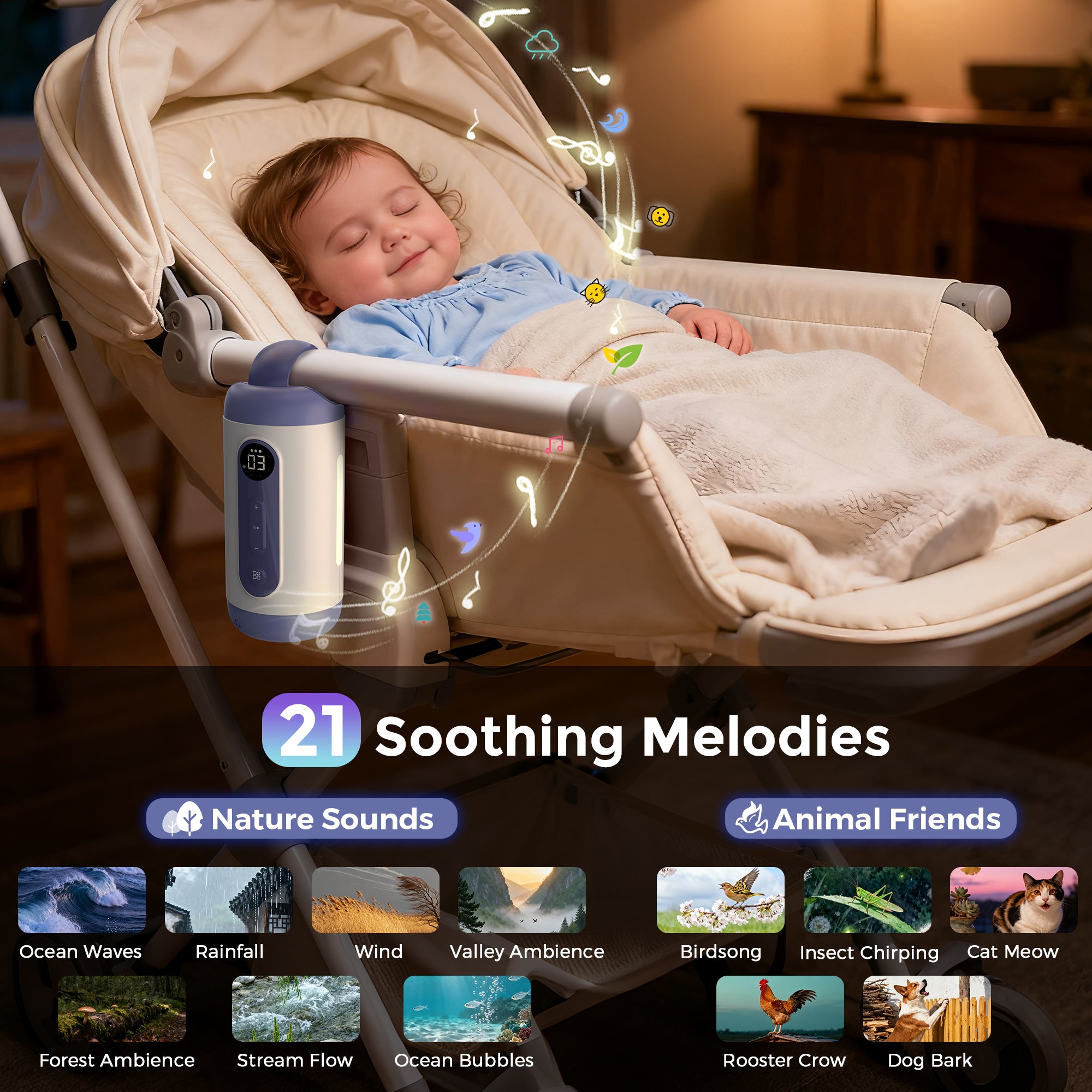 Momfann Baby Rocker K0019