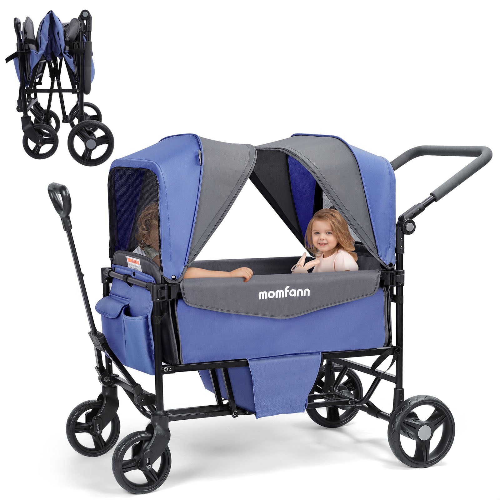 double stroller vs wagon Momfann Double Stroller Wagon