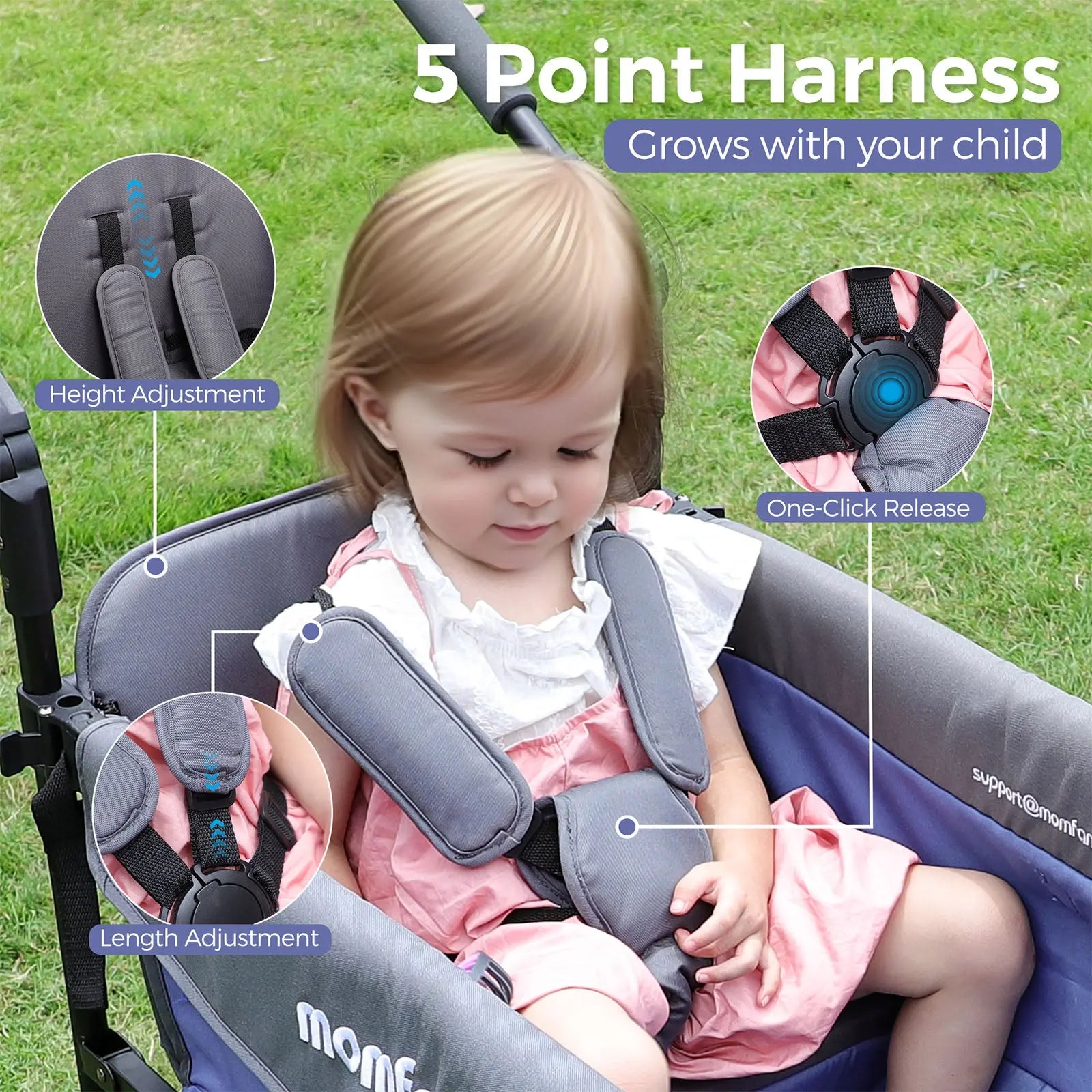 Momfann Double Stroller Wagon Momfann