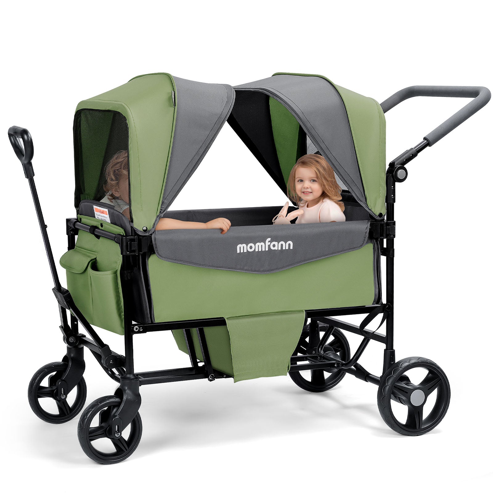 Momfann Stroller Wagon for Kids – 2-Seater All-Terrain Baby Wagon