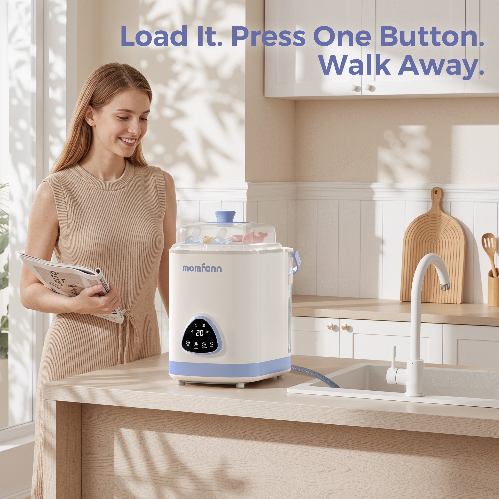 Momfann Pro Baby Bottle Washer and Sterilizer and Dryer
