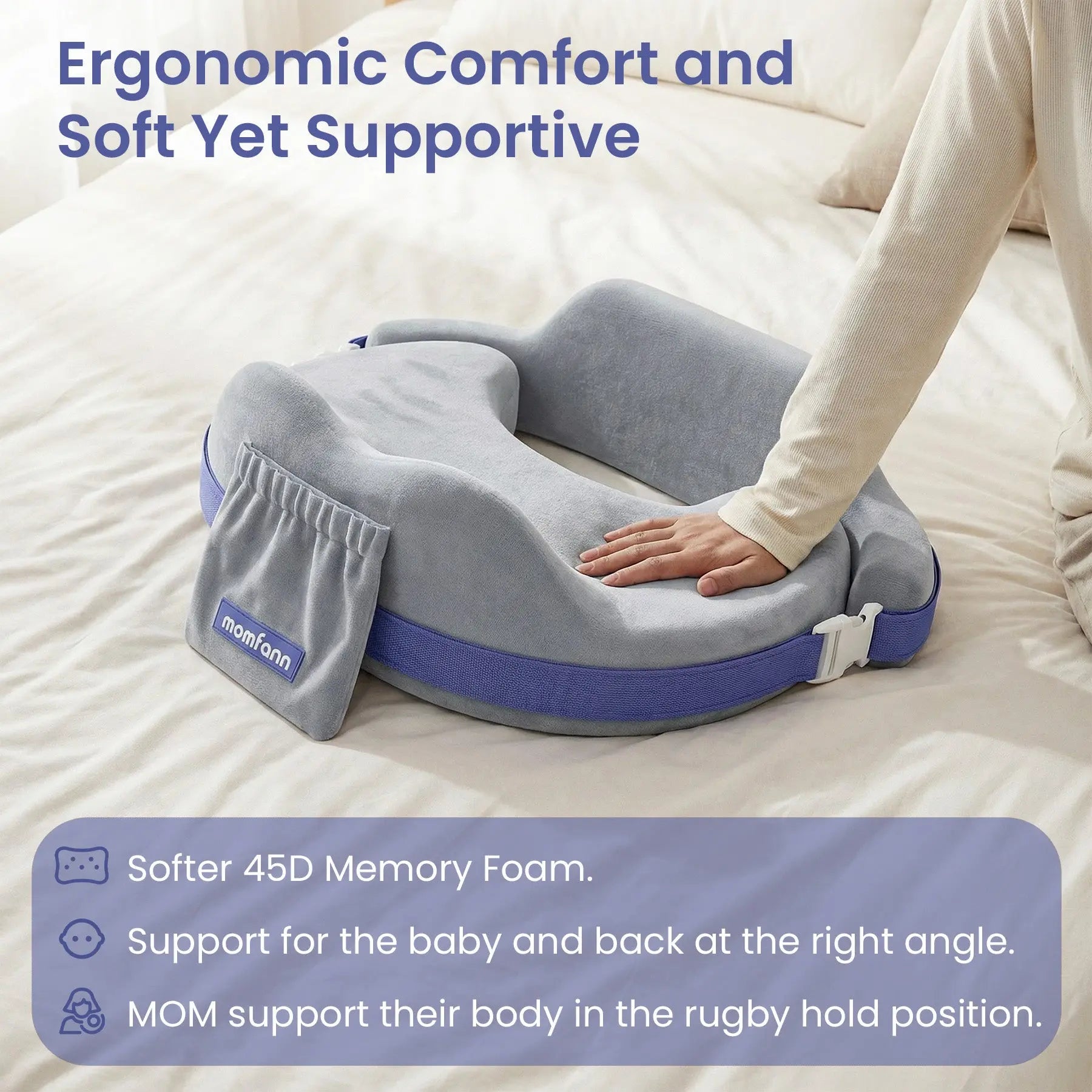 Momfann Safety Guard Nursing Pillow Momfann