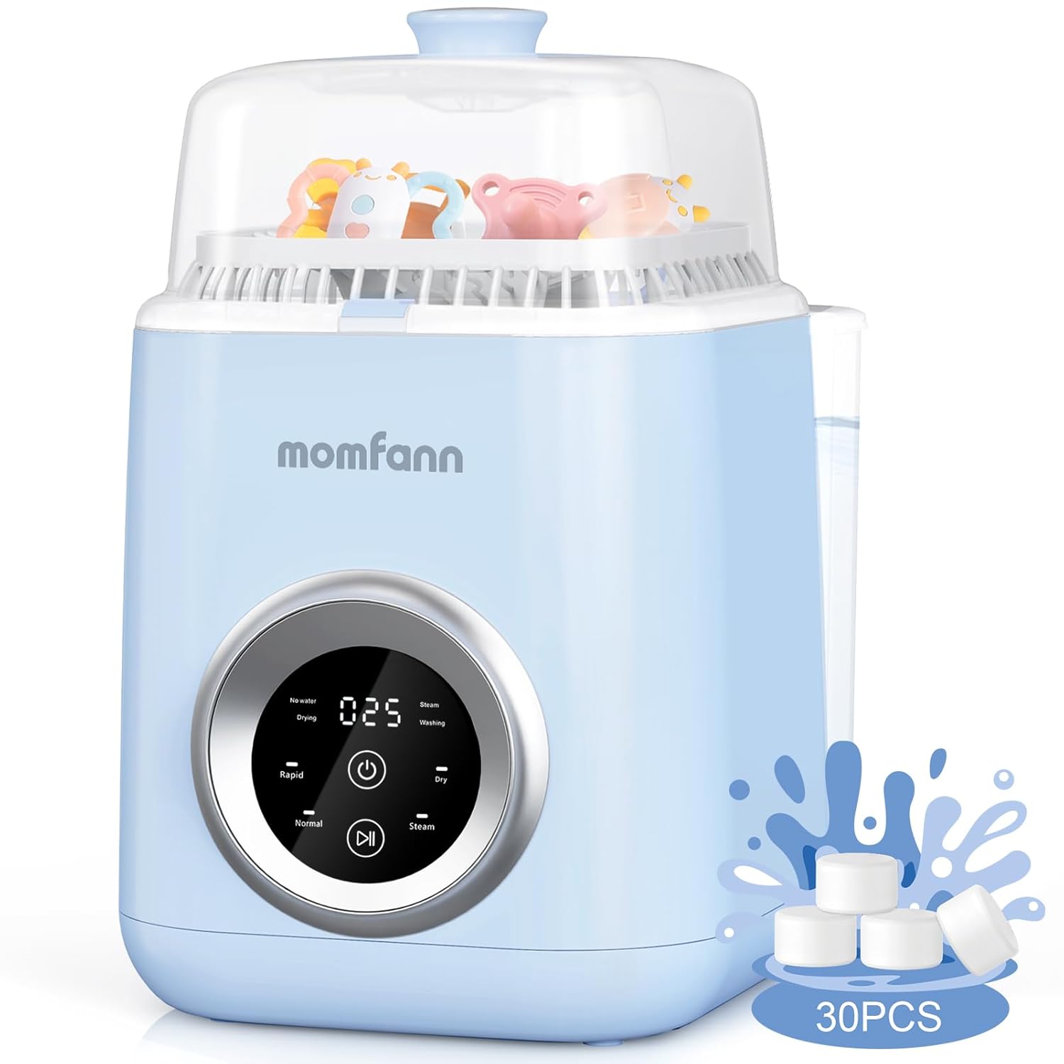 Momfann 4-in-1 Baby Bottle Washer – Sterilizer, Dryer & Cleaner