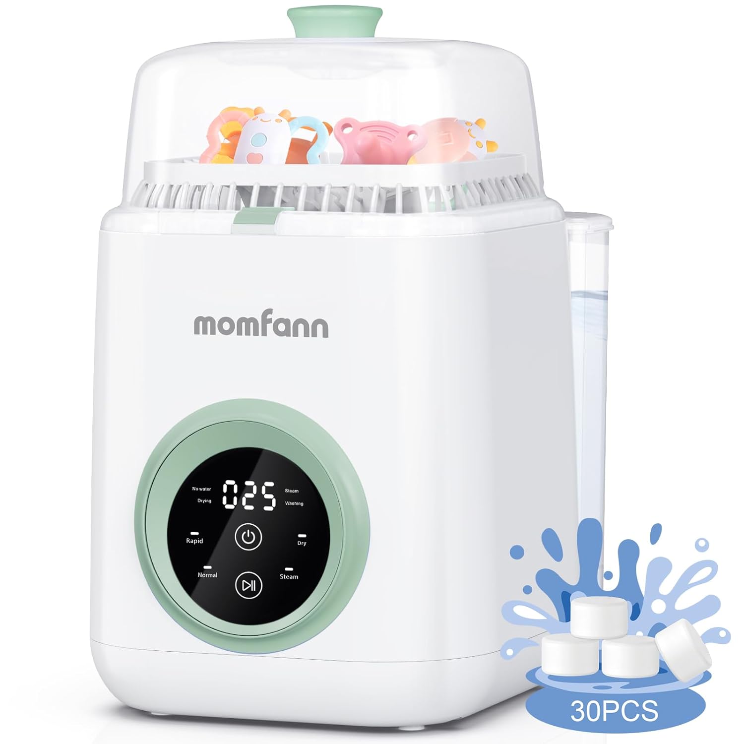 Momfann 4-in-1 Baby Bottle Washer – Sterilizer, Dryer & Cleaner