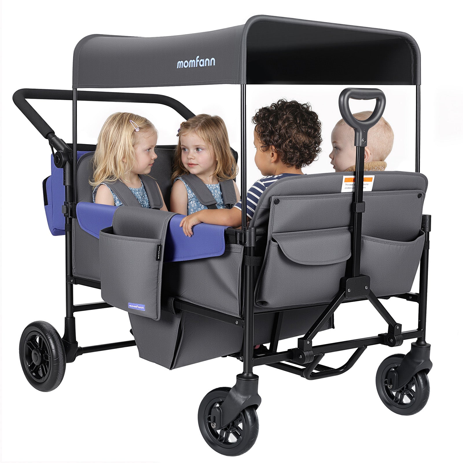 Momfann 4 Seater Kids Stroller Wagon
