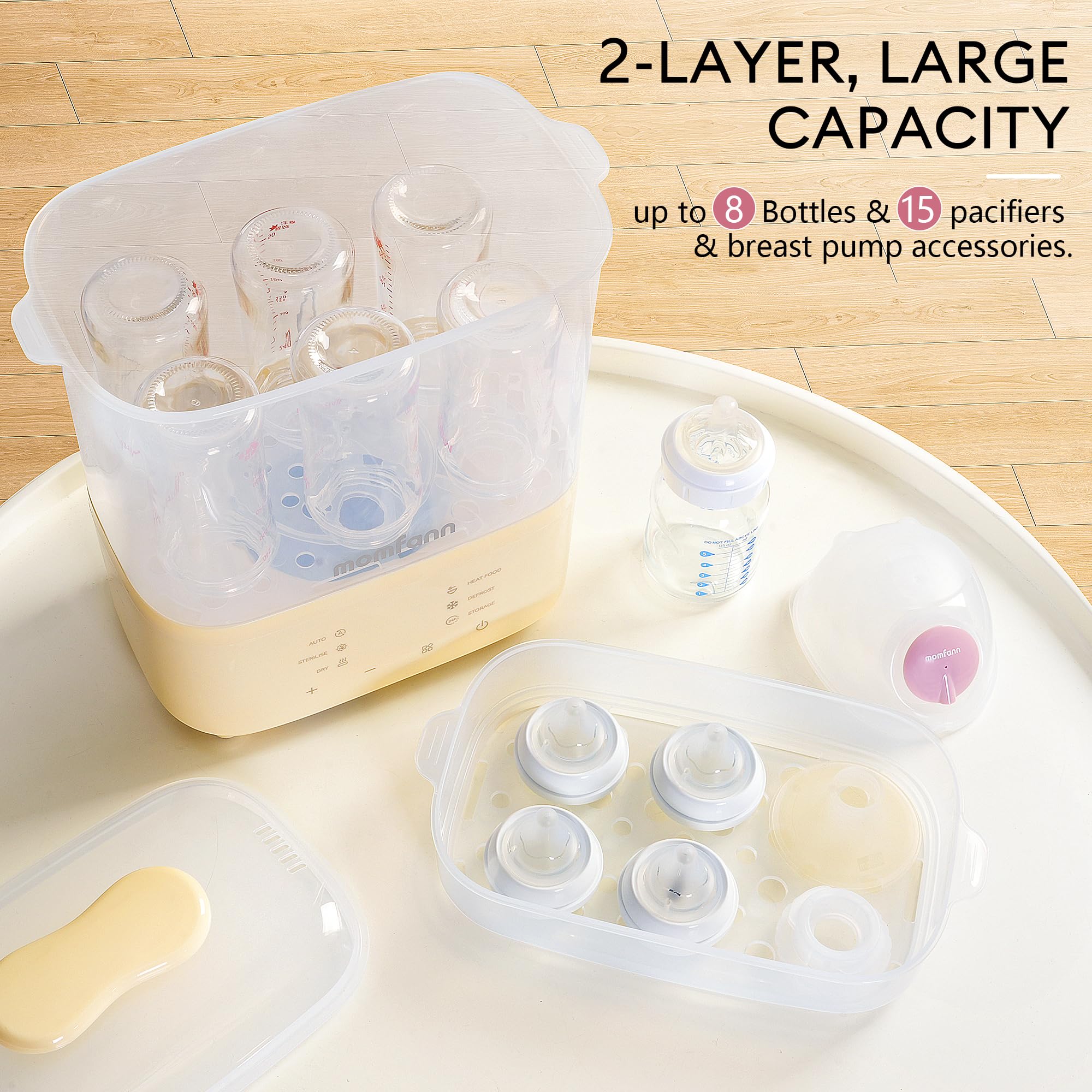 Momfann Bottle Sterilizer and Dryer – All-in-One Baby Care Solution