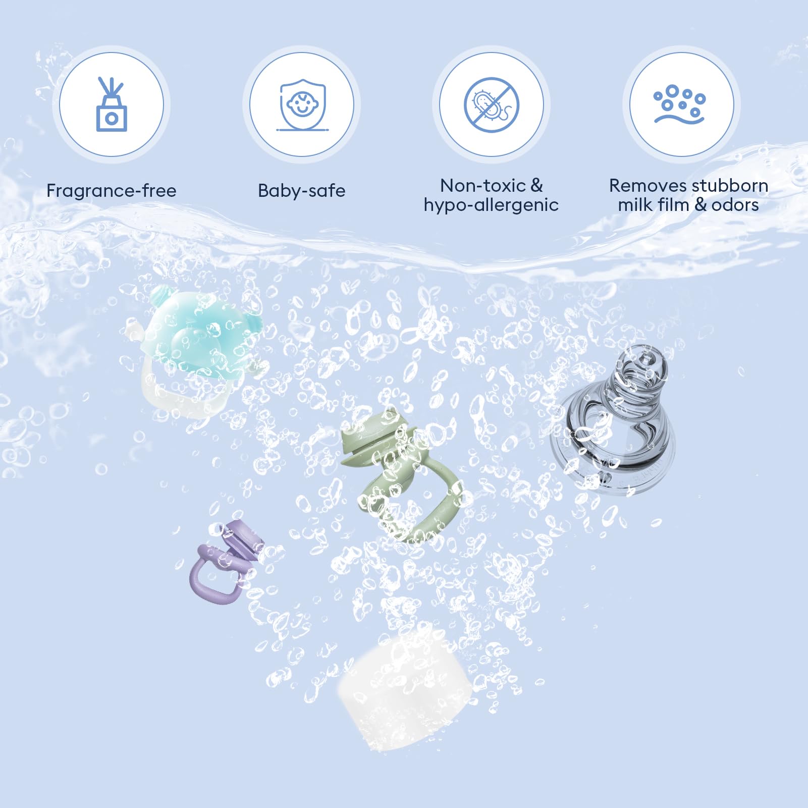 Momfann Baby Bottle Washer Detergent Tablets