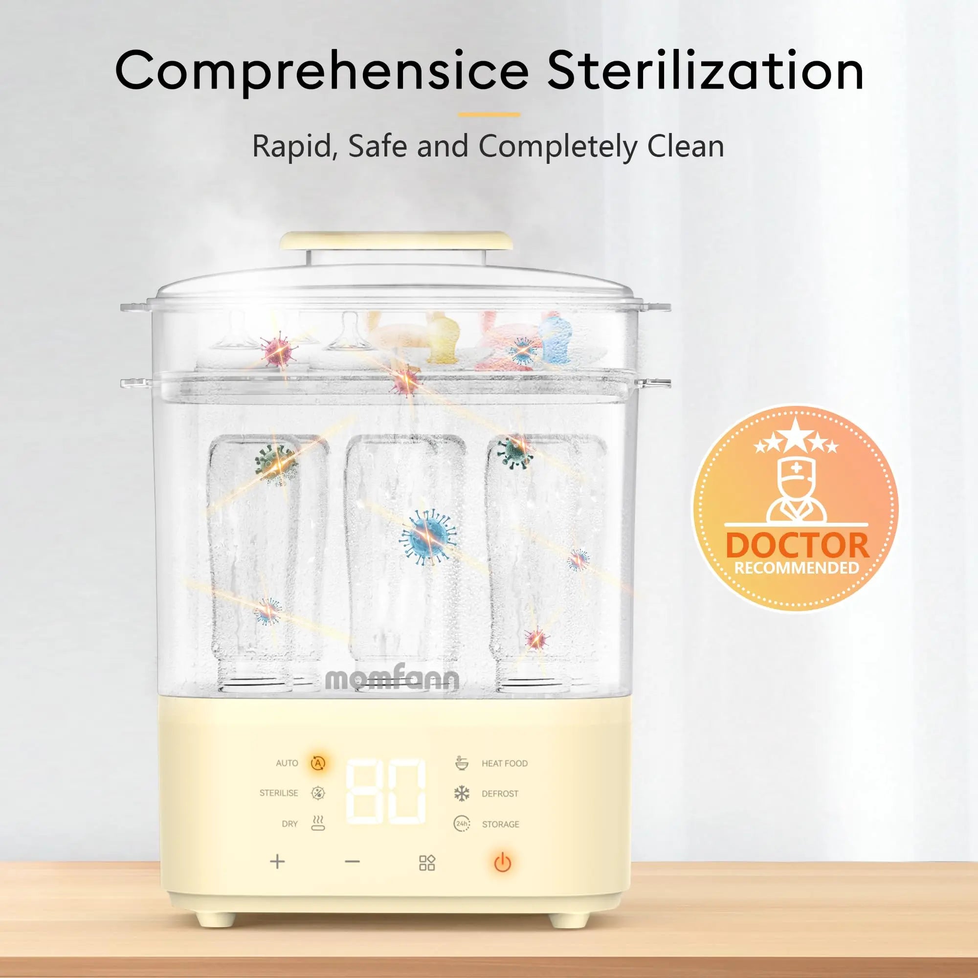 Momfann Bottle Sterilizer and Dryer – All-in-One Baby Care Solution Momfann