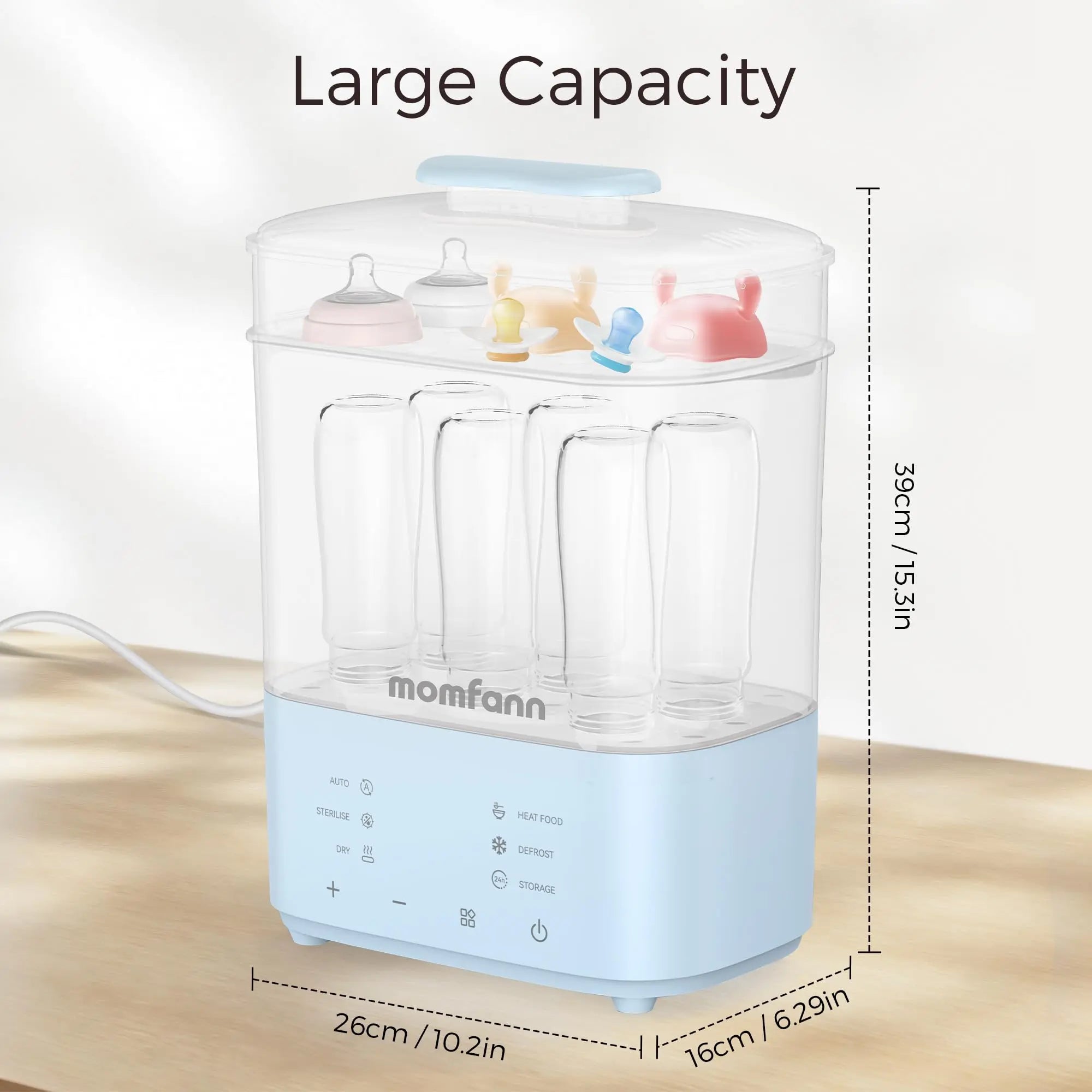 Momfann Bottle Sterilizer and Dryer – All-in-One Baby Care Solution Momfann