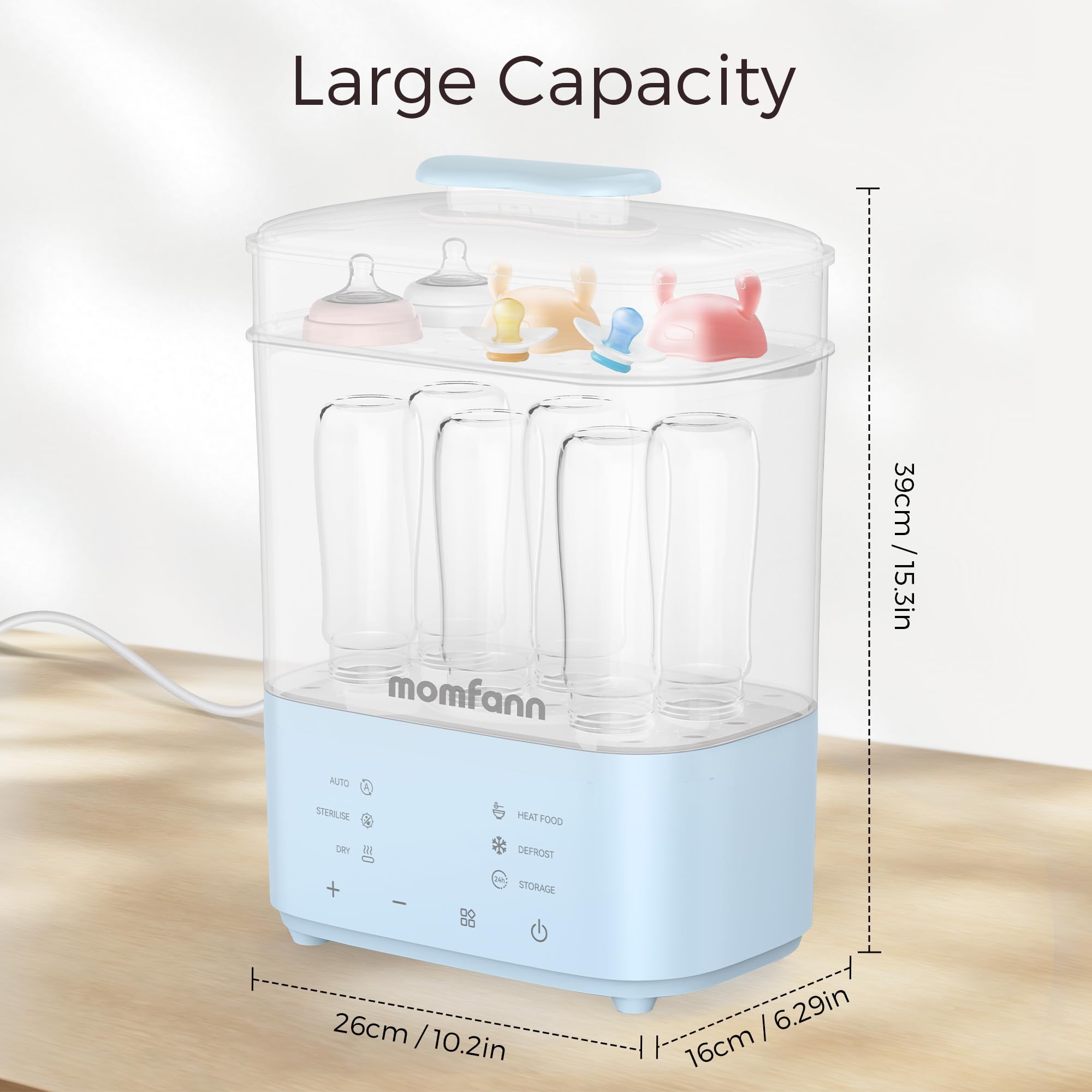 Momfann Bottle Sterilizer and Dryer – All-in-One Baby Care Solution