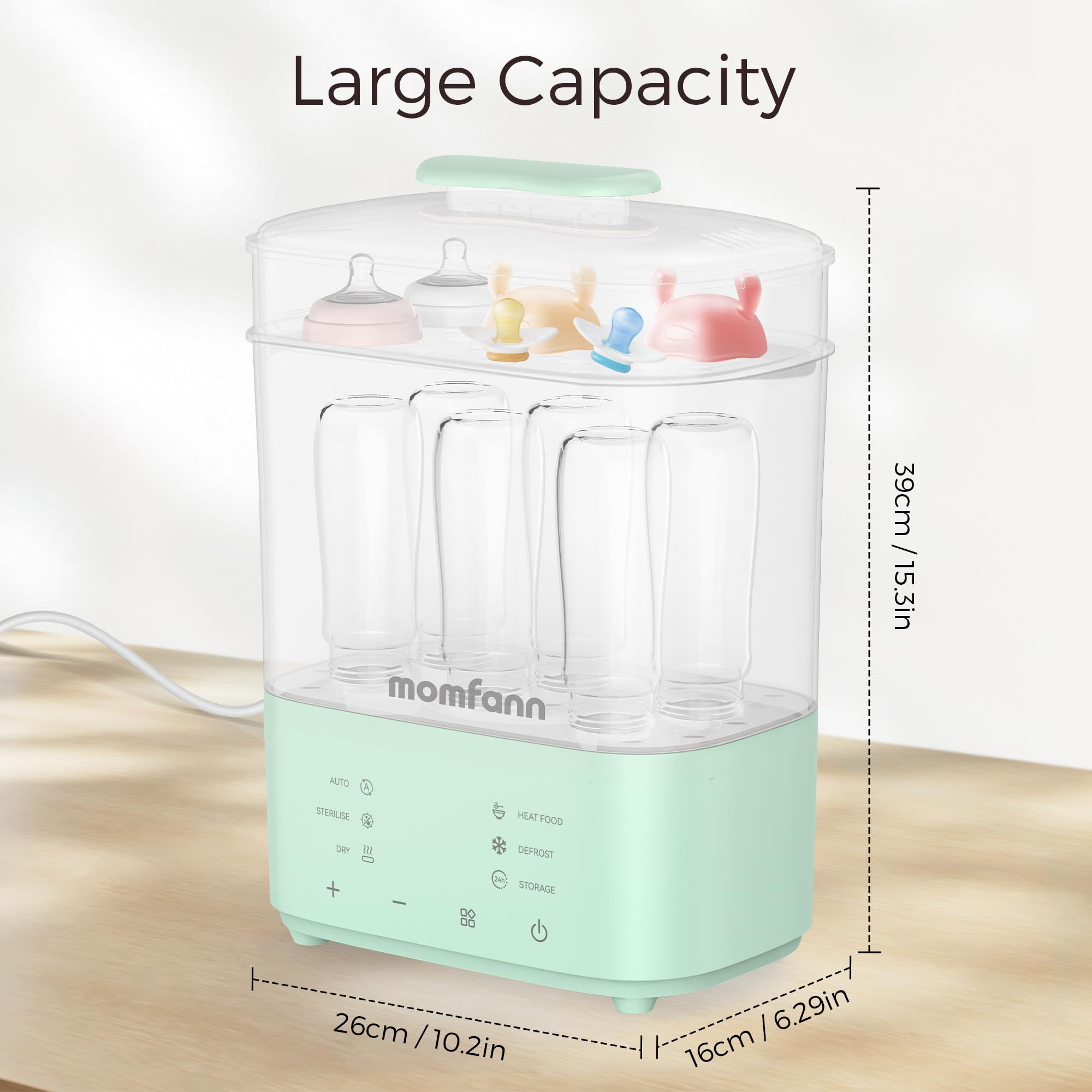 Momfann Bottle Sterilizer and Dryer – All-in-One Baby Care Solution
