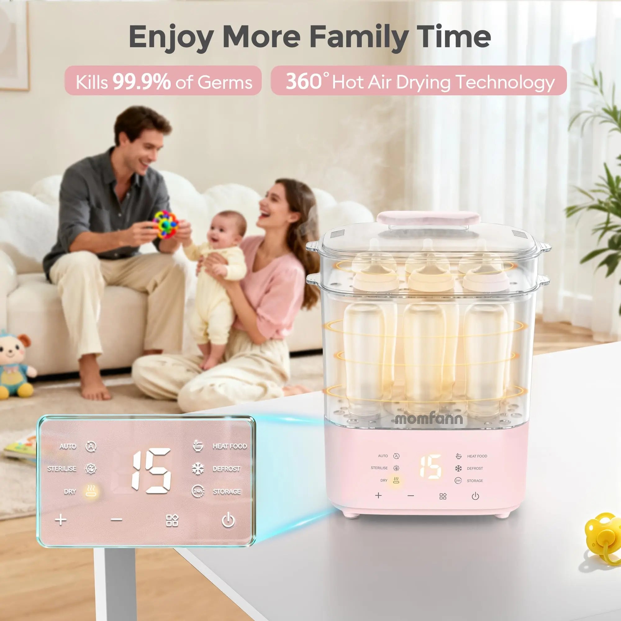 Momfann Bottle Sterilizer and Dryer – All-in-One Baby Care Solution Momfann