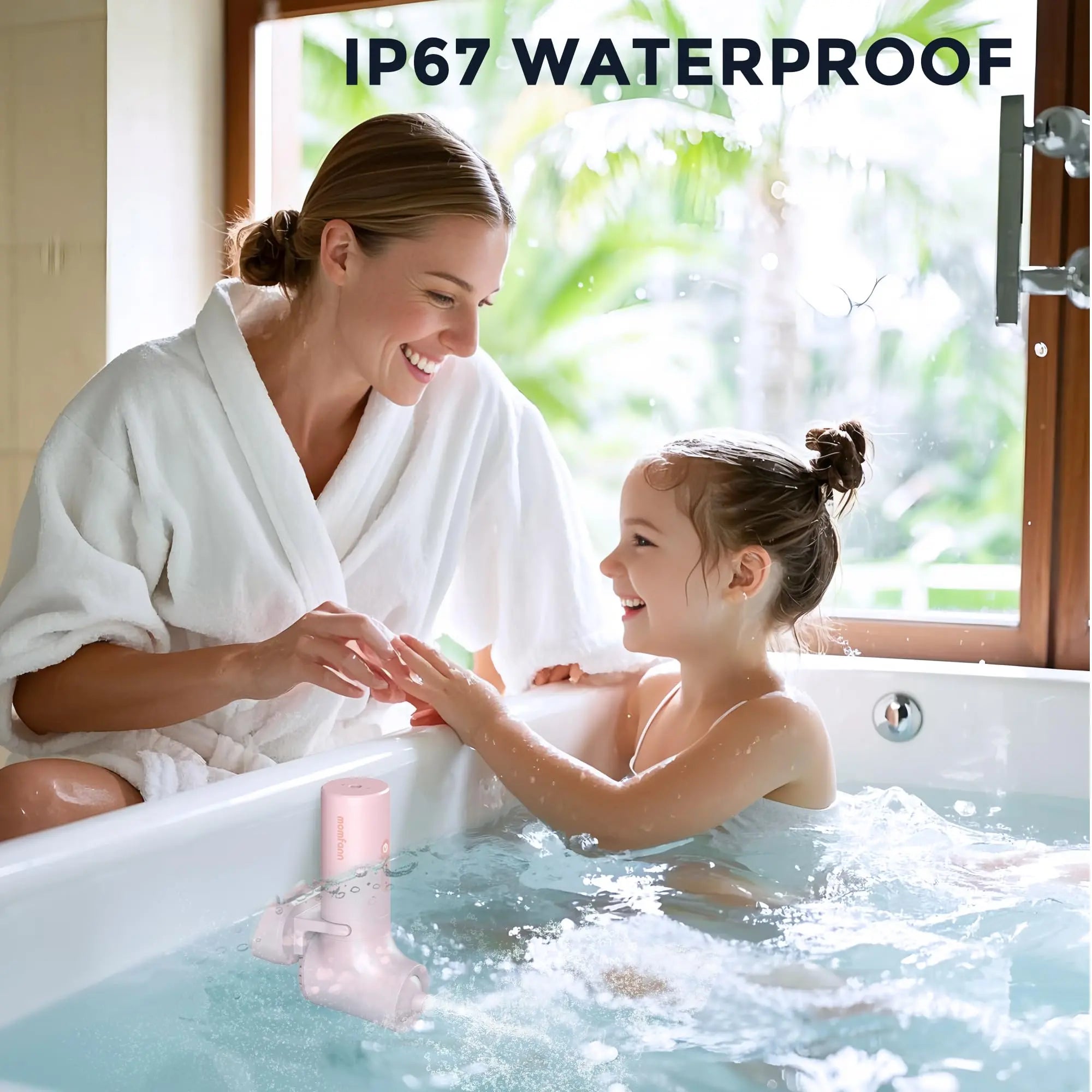 Momfann Cordless Bath Jet Spa – Portable Bathtub Accessory Momfann