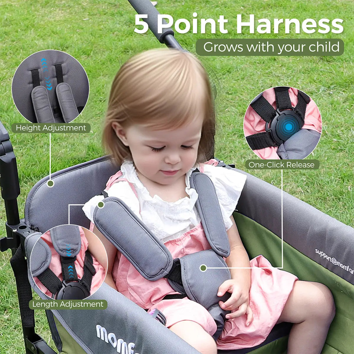 Momfann Double Stroller Wagon Momfann