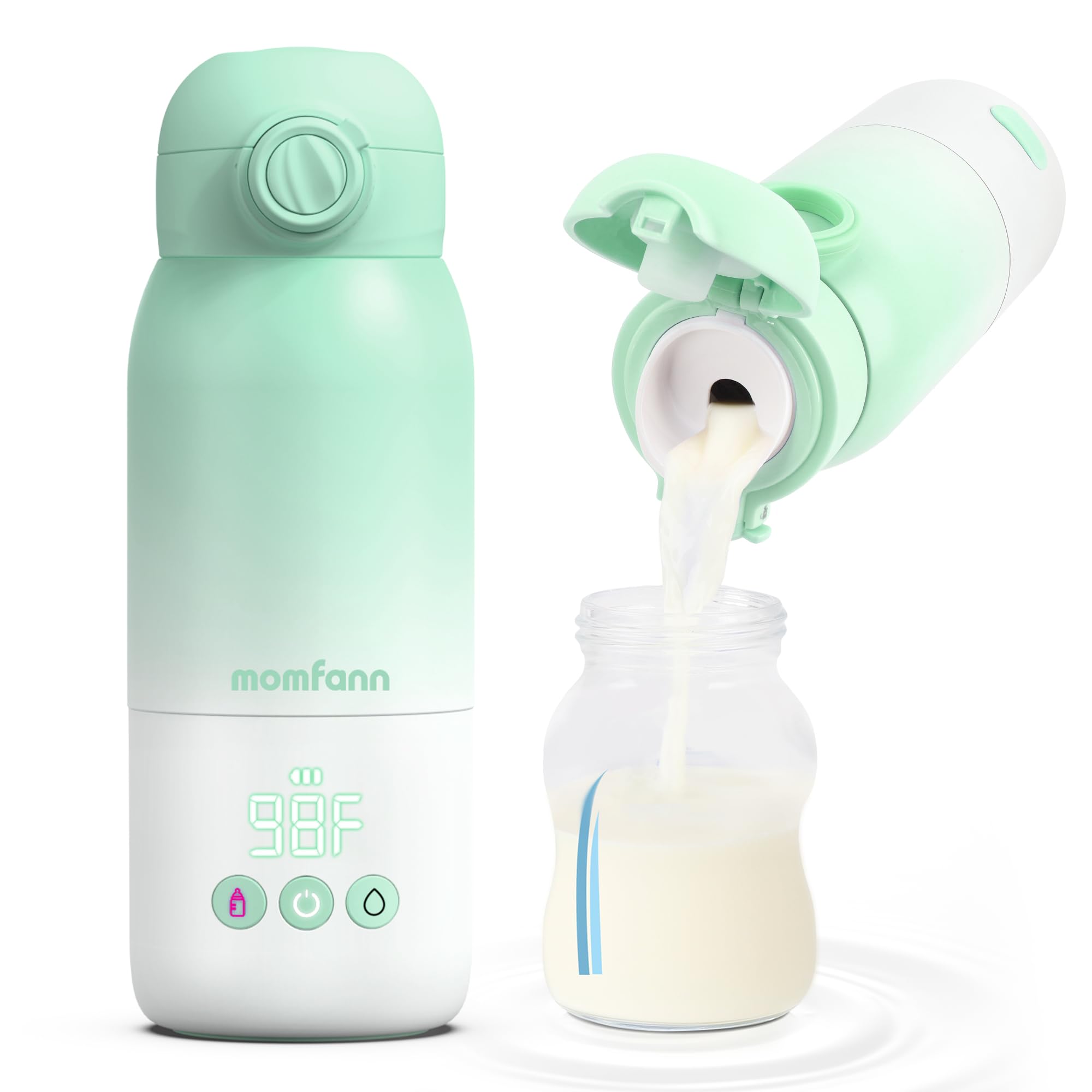 Momfann Portable Bottle Warmer – Breast Milk & Water Warmer for Travel