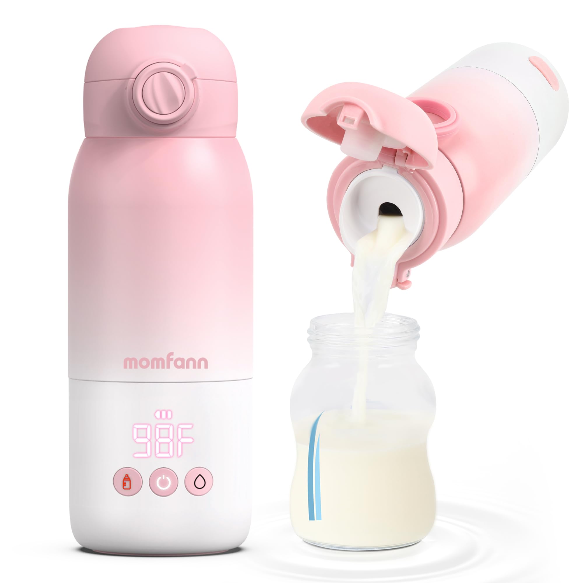 Momfann Portable Bottle Warmer – Breast Milk & Water Warmer for Travel