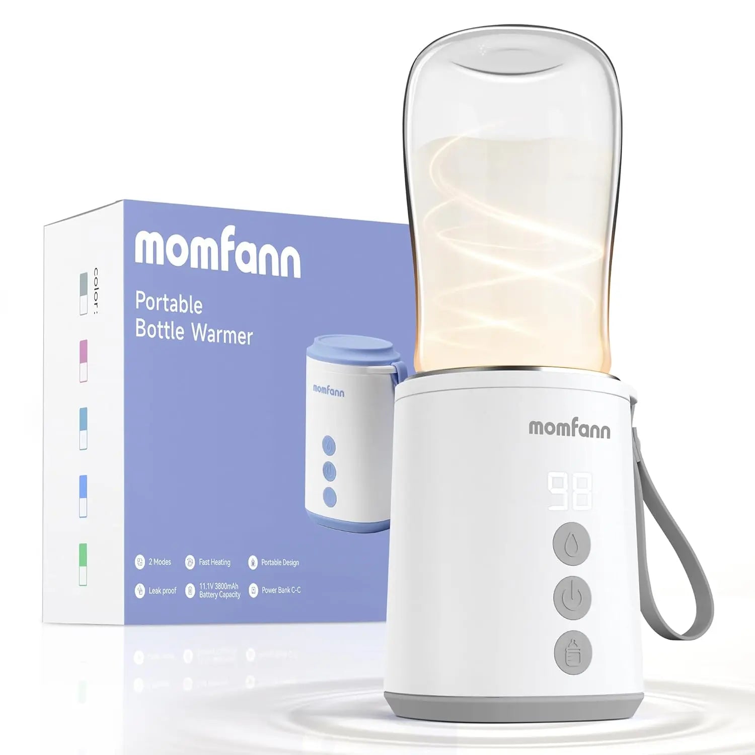 Momfann Portable Bottle Warmer – Travel Baby Milk Warmer On the Go Momfann