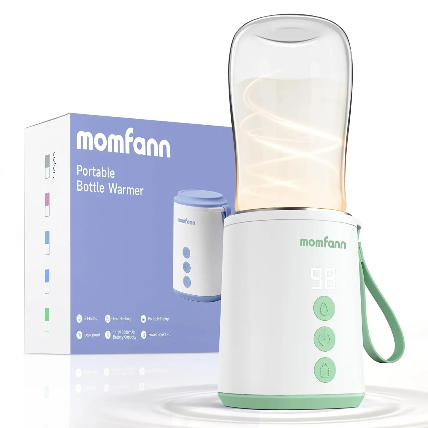 Momfann Portable Bottle Warmer – Travel Baby Milk Warmer On the Go Momfann