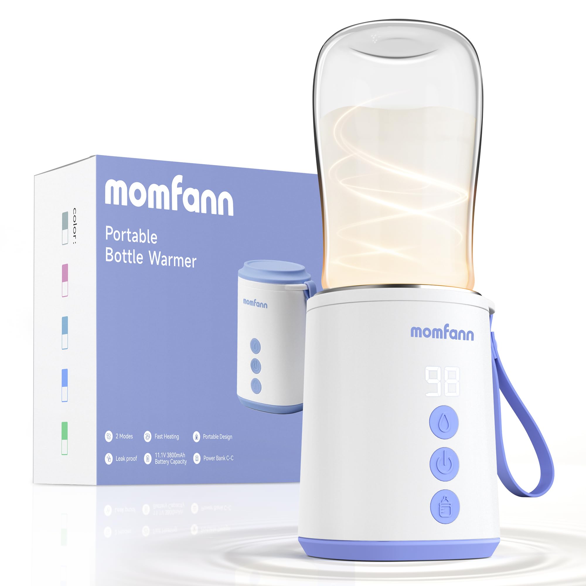 Momfann Portable Bottle Warmer – Travel Baby Milk Warmer On the Go