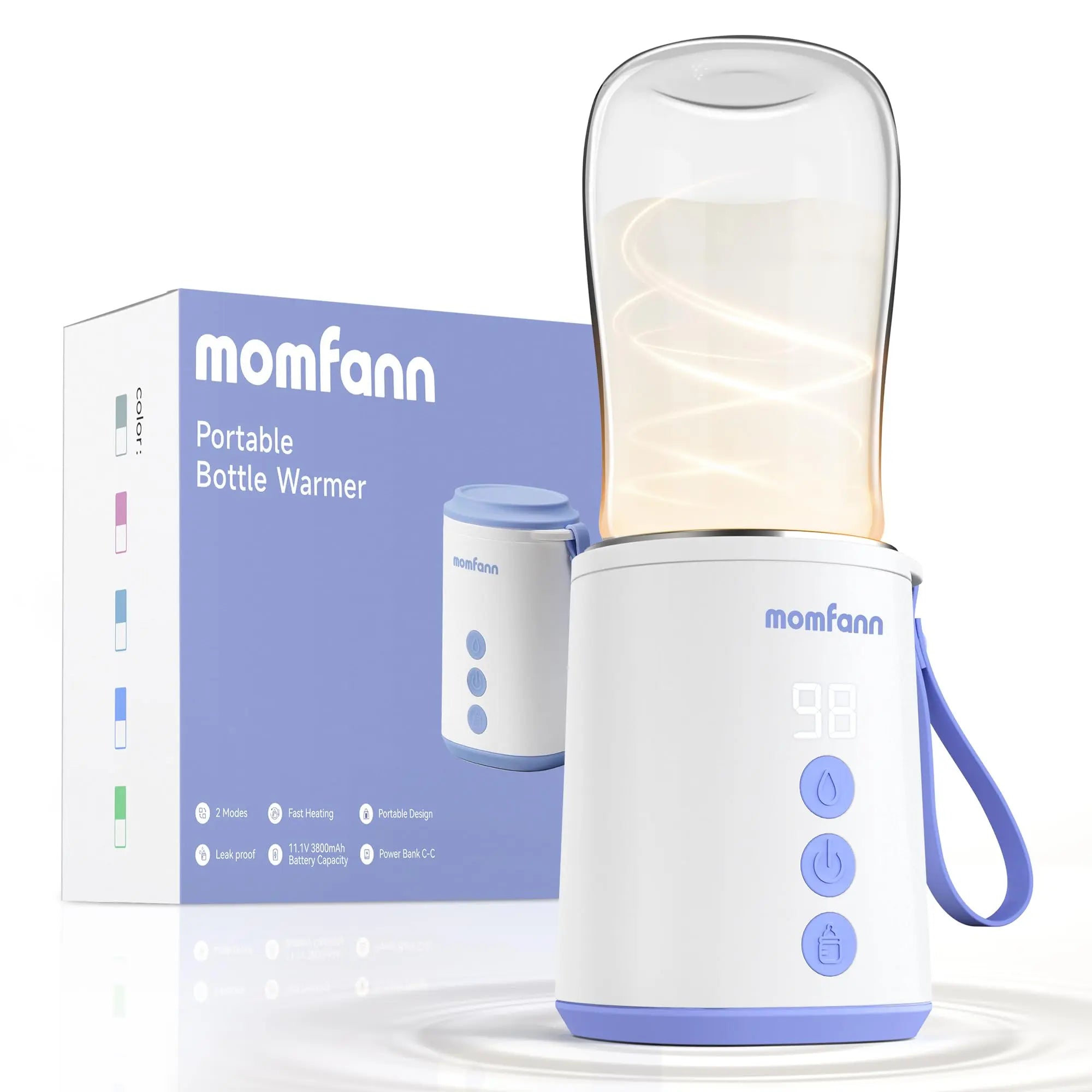 Momfann Portable Bottle Warmer – Travel Baby Milk Warmer On the Go Momfann