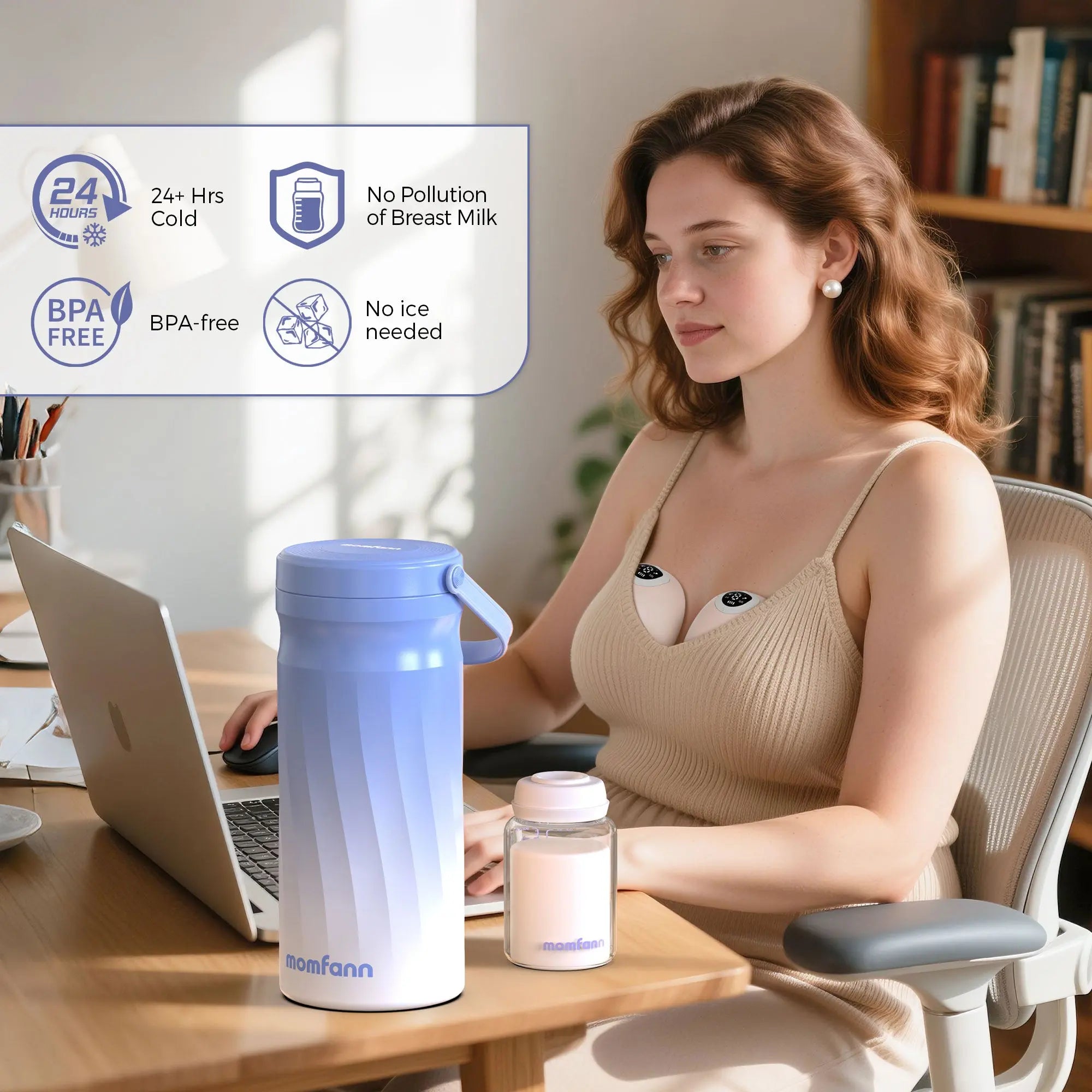 Momfann Portable Breast Milk Cooler Momfann