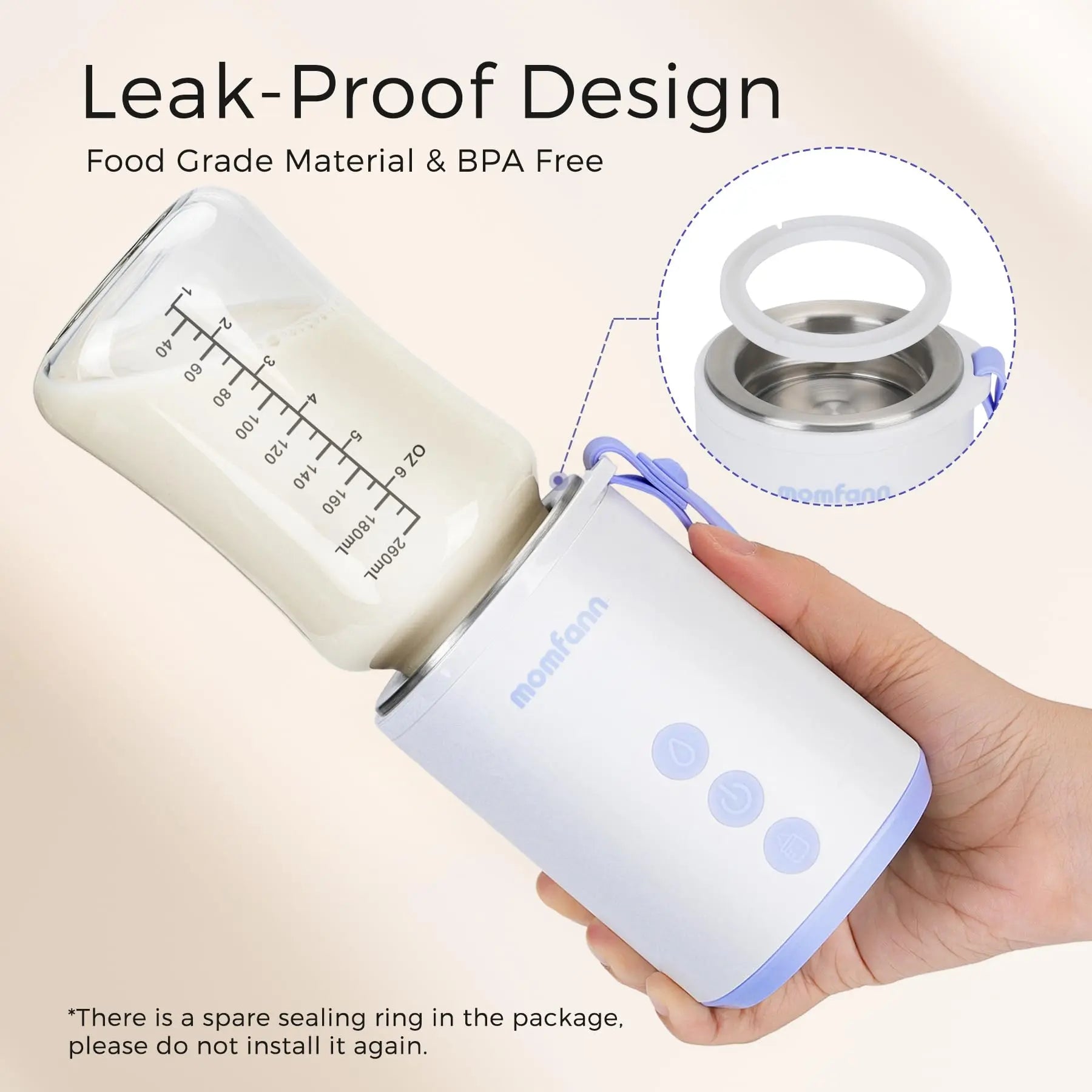 Momfann Portable Bottle Warmer – Travel Baby Milk Warmer On the Go Momfann