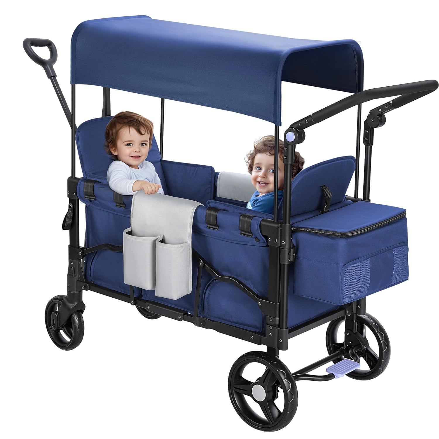 Momfann Stroller Wagon for Kids – 2-Seater All-Terrain Baby Wagon