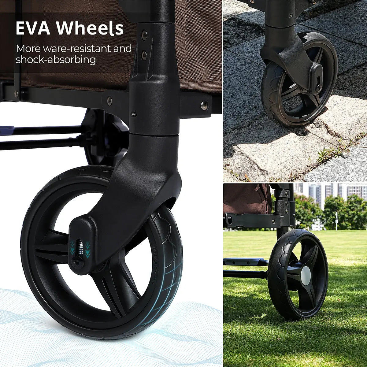 Momfann Stroller Wagon for Kids – 2-Seater All-Terrain Baby Wagon Momfann