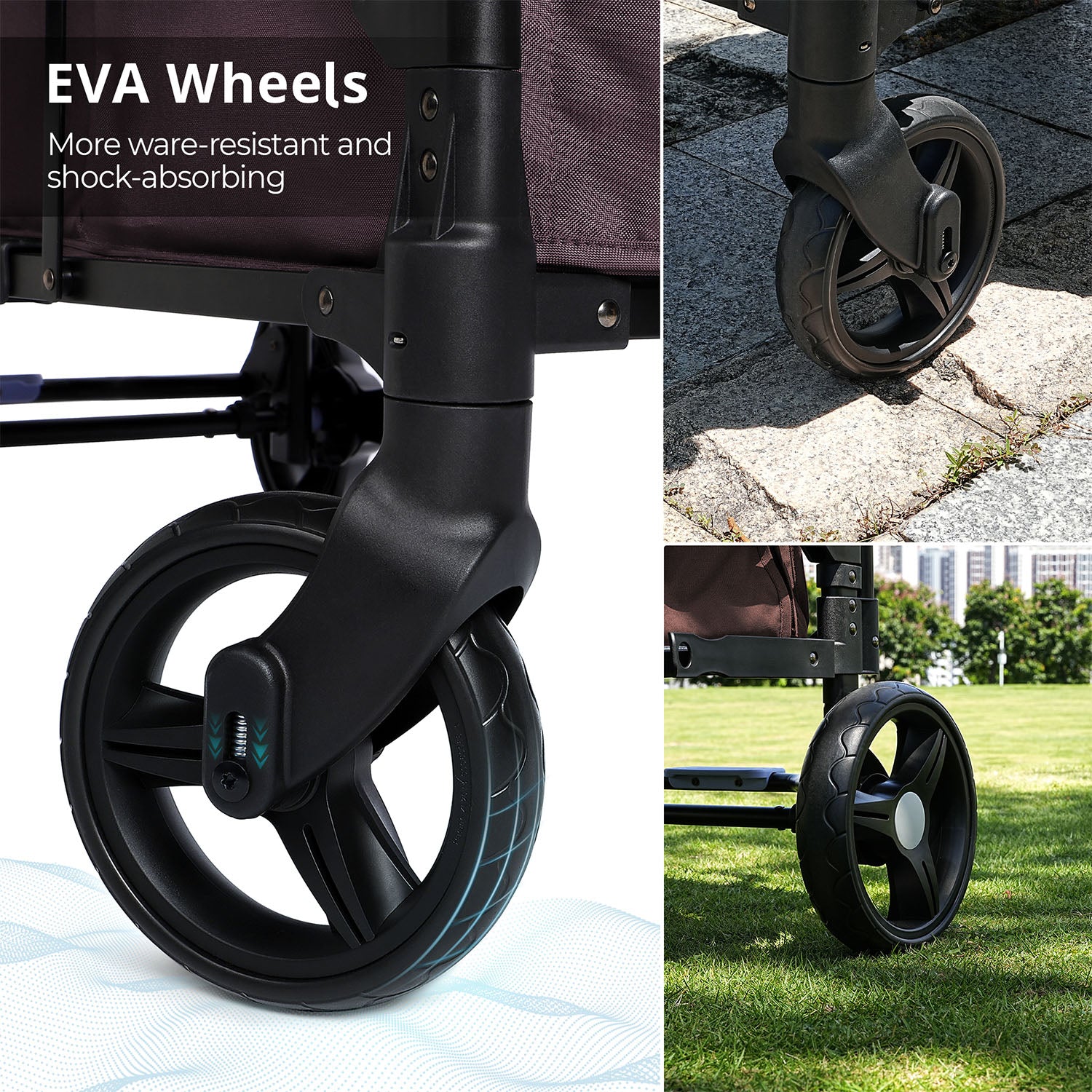 Momfann Stroller Wagon for Kids – 2-Seater All-Terrain Baby Wagon