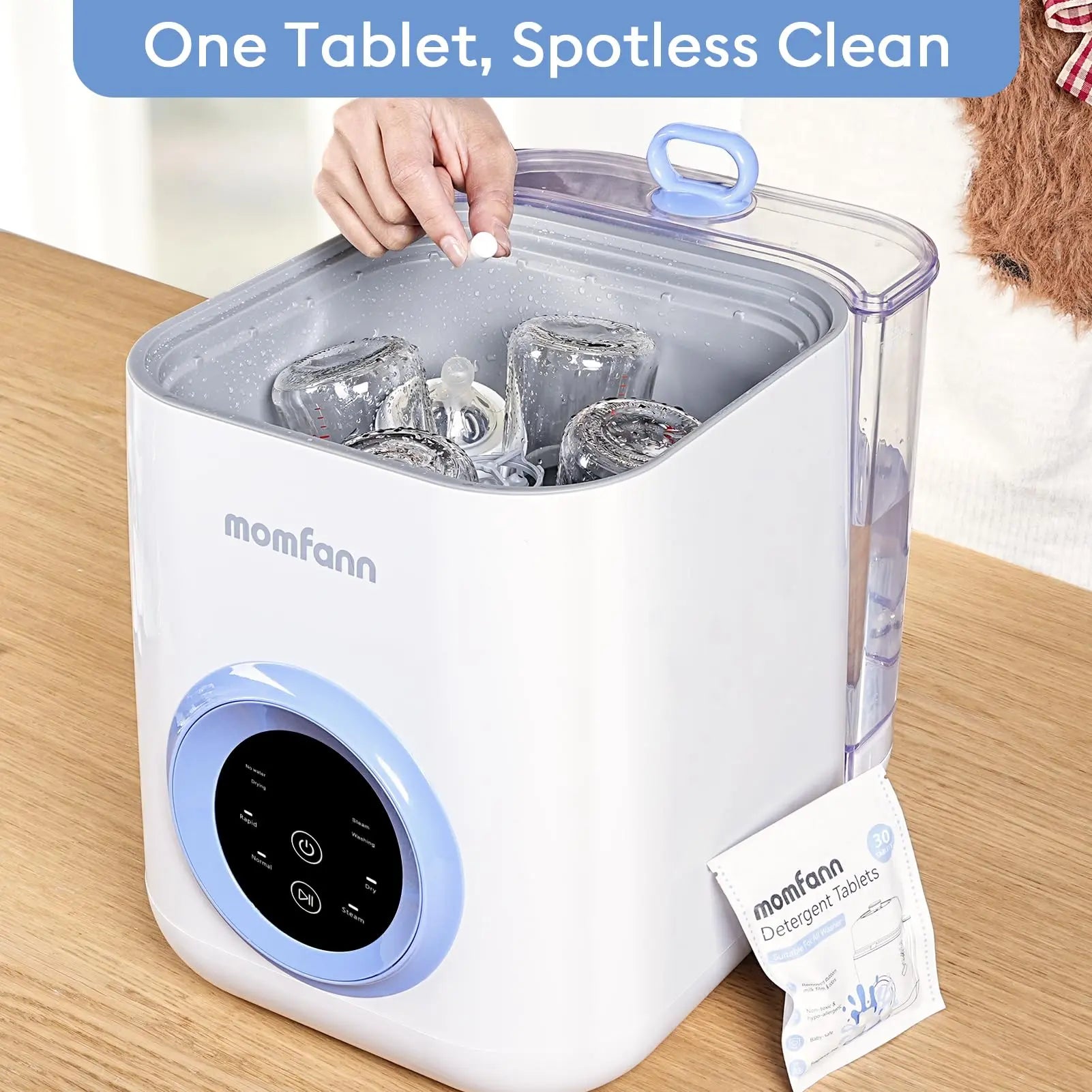 Momfann Baby Bottle Washer Detergent Tablets Momfann