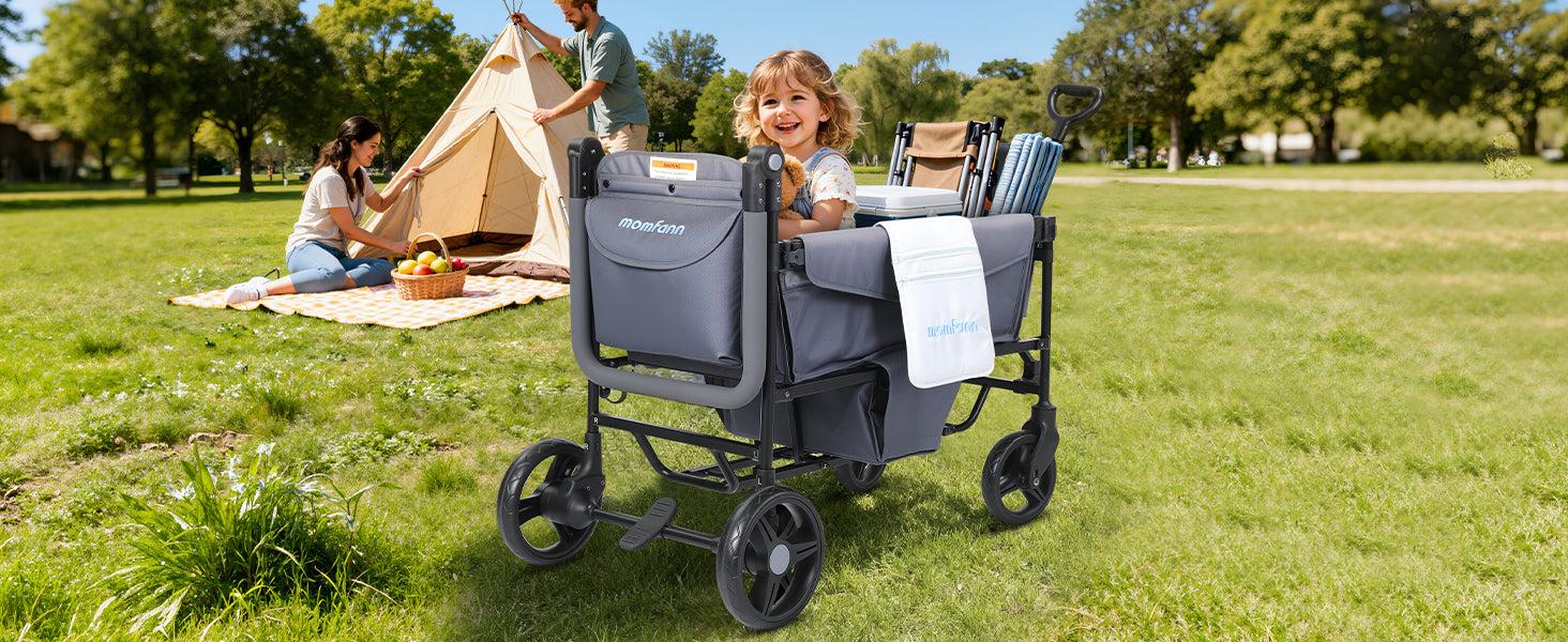 Momfann Lightweight Double Stroller: The Ideal Wagon for Kids for Everyday Adventures Momfann