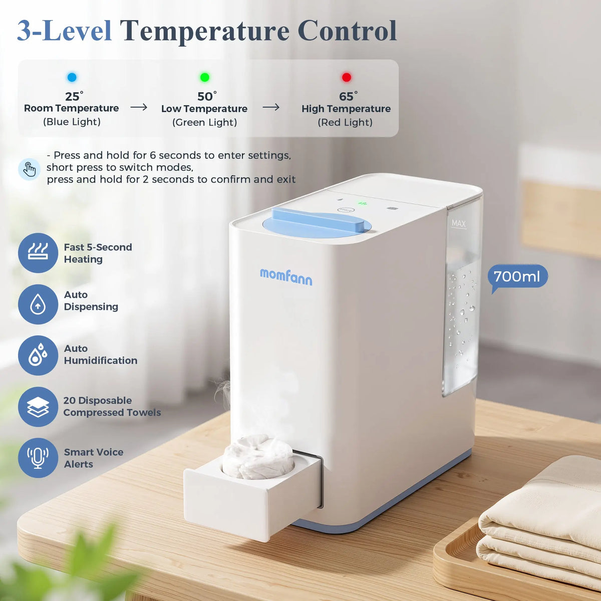 Momfann Instant hot towel machine Momfann