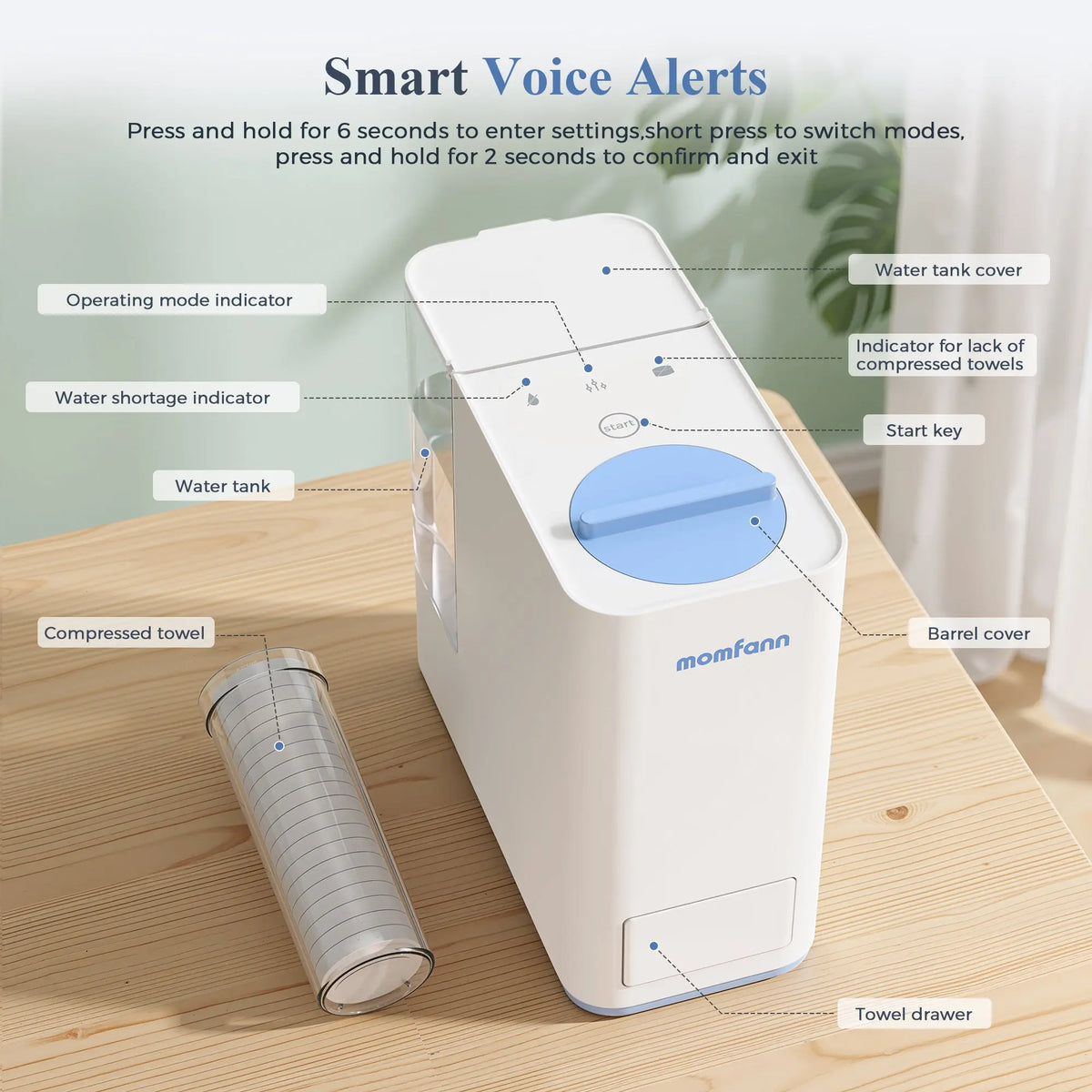 Momfann Instant hot towel machine Momfann