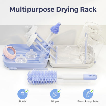 Momfann 8-in-1 Magnetic Baby Bottle Brush Set