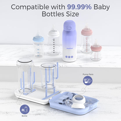 Momfann 8-in-1 Magnetic Baby Bottle Brush Set