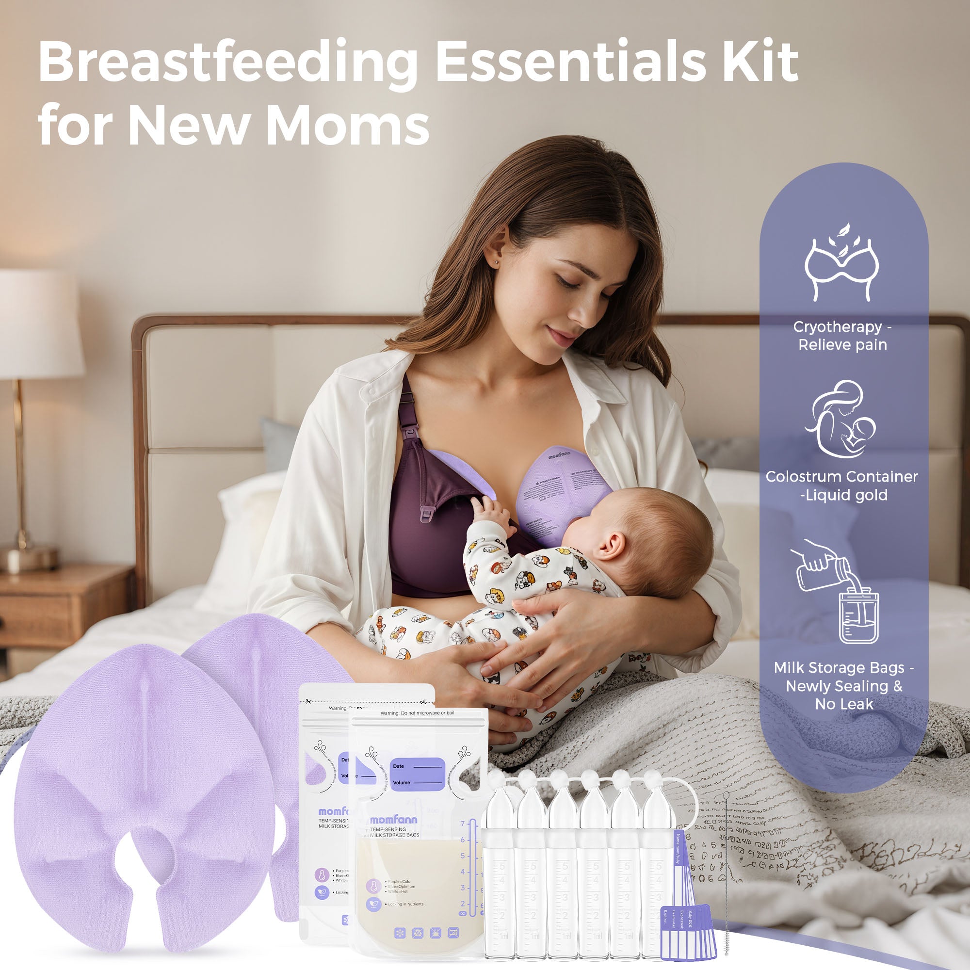 Momfann Breastfeeding Essentials Kit