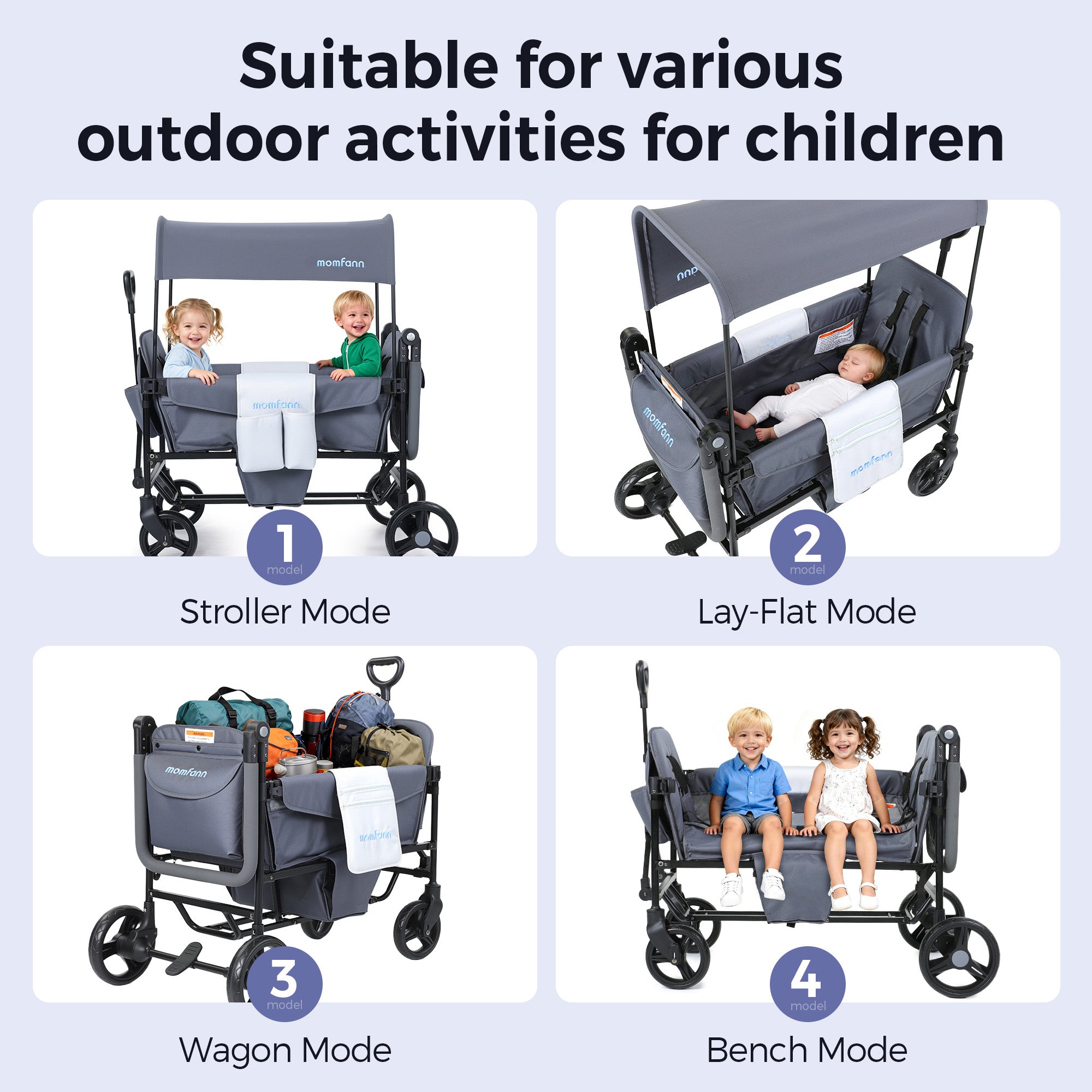 Momfann Lightweight Double Stroller