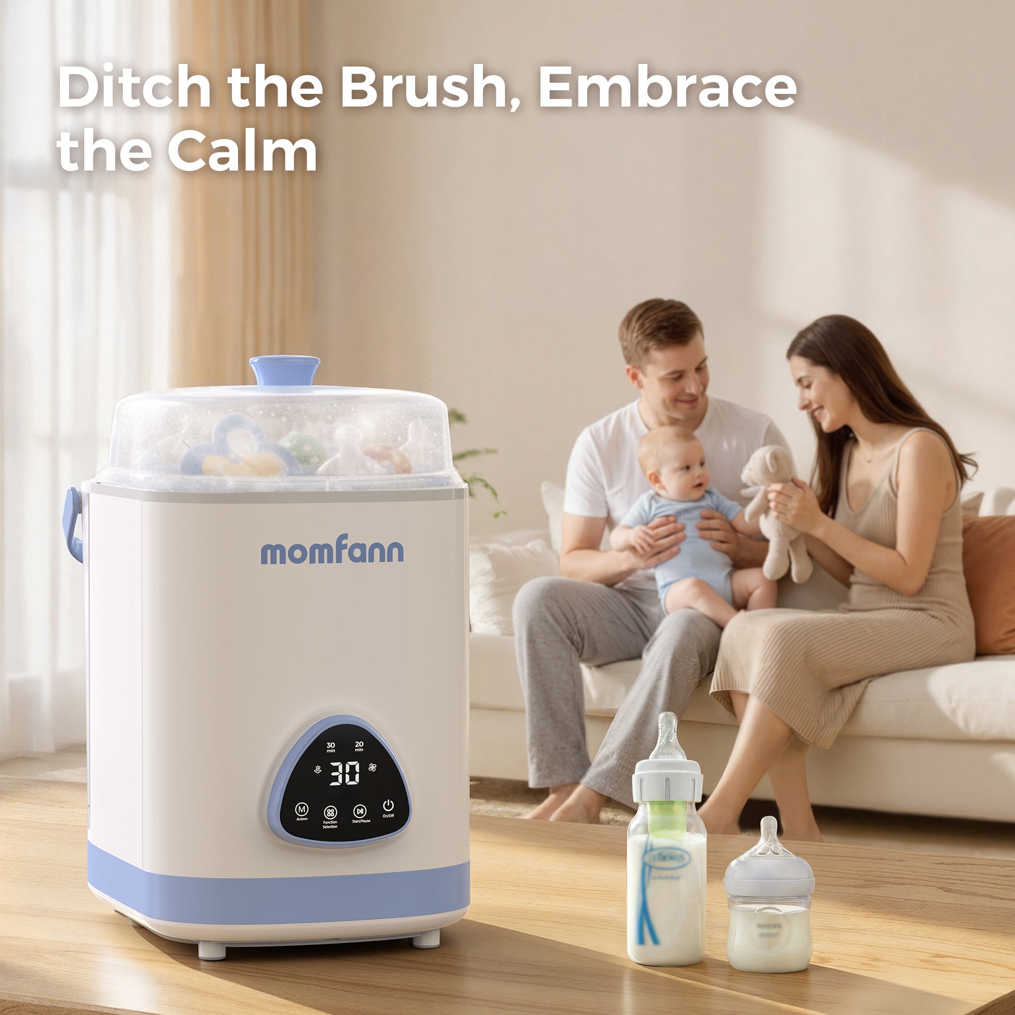 Momfann Pro Baby Bottle Washer and Sterilizer and Dryer