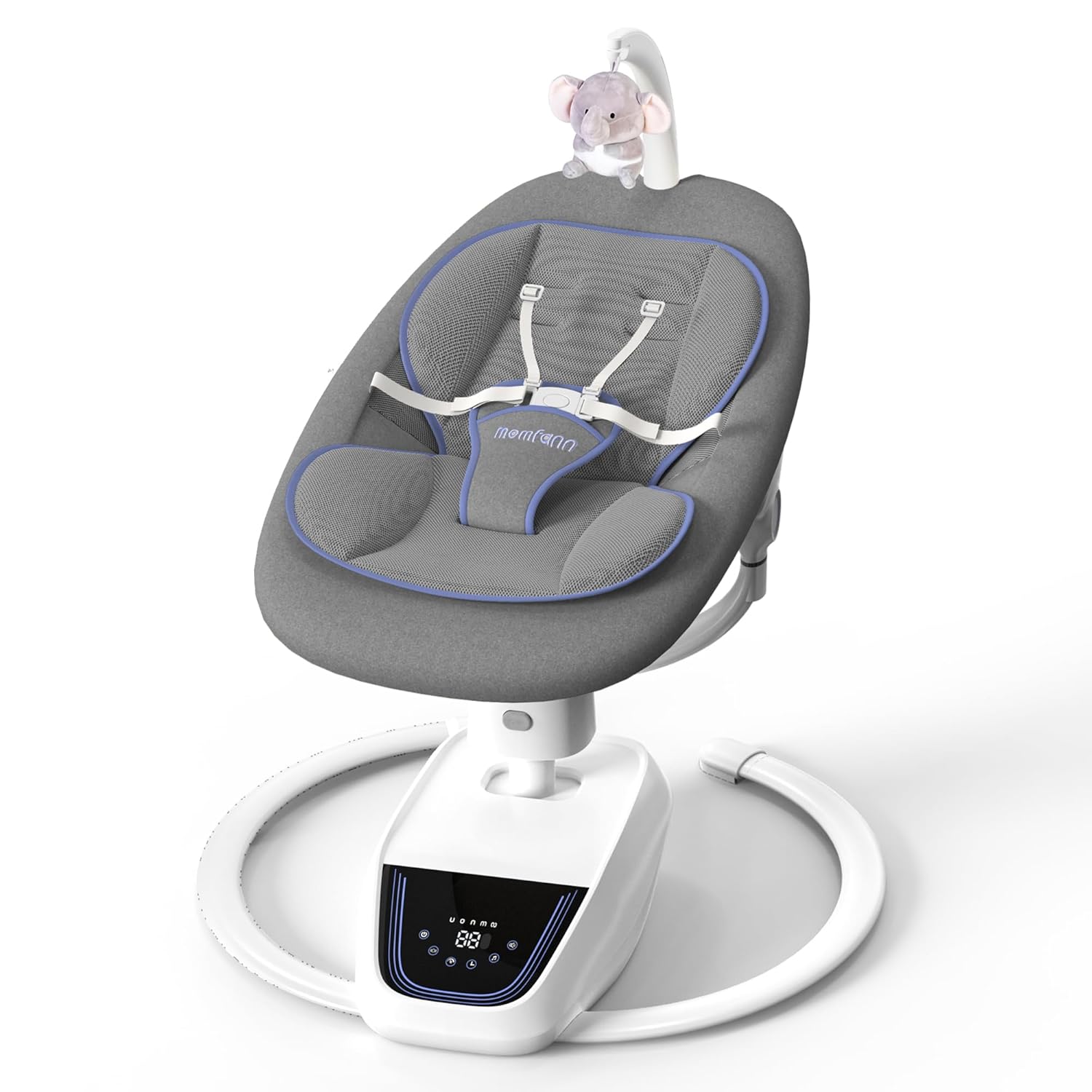 Momfann Baby Swing – 360° Electric Infant Swing with Adjustable Height