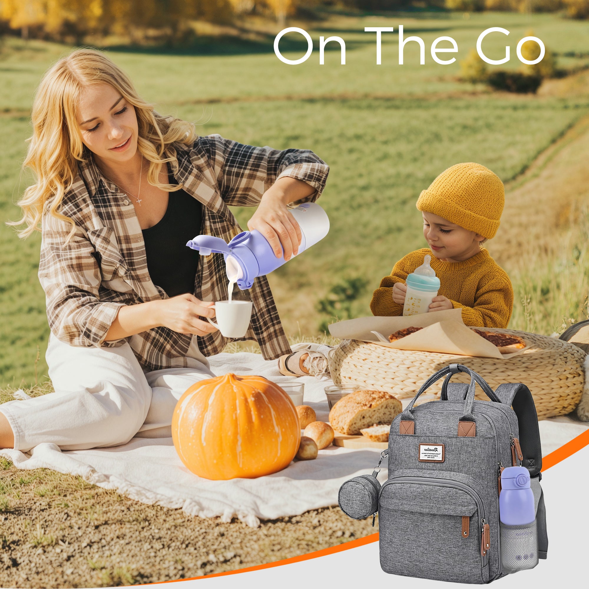 Momfann Portable Bottle Warmer – Breast Milk & Water Warmer for Travel