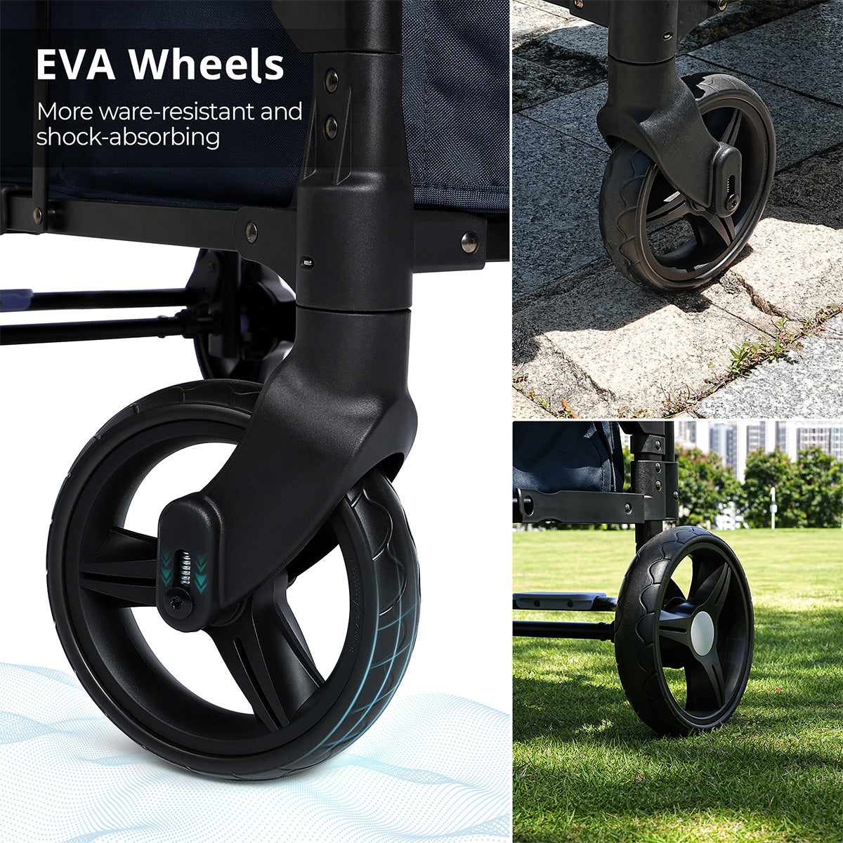 Momfann Stroller Wagon for Kids – 2-Seater All-Terrain Baby Wagon