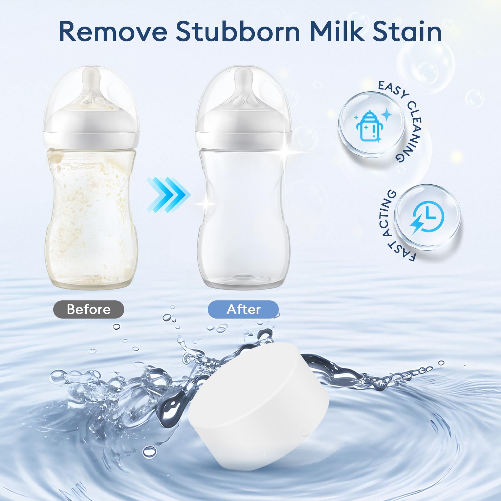 Momfann Baby Bottle Washer Detergent Tablets