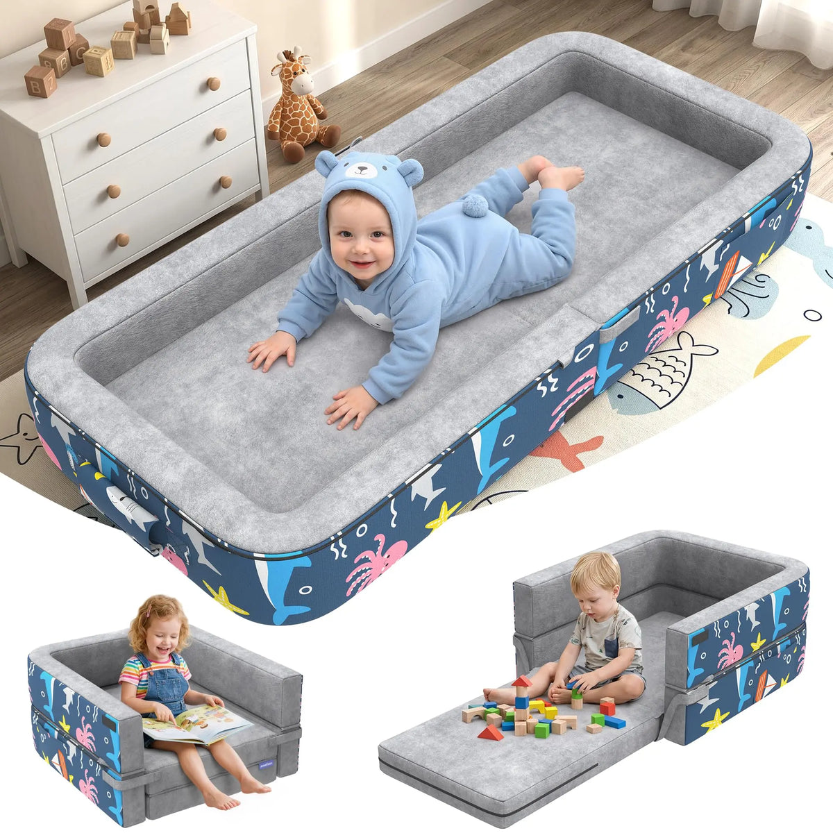 Momfann Portable Toddler Travel Bed Momfann