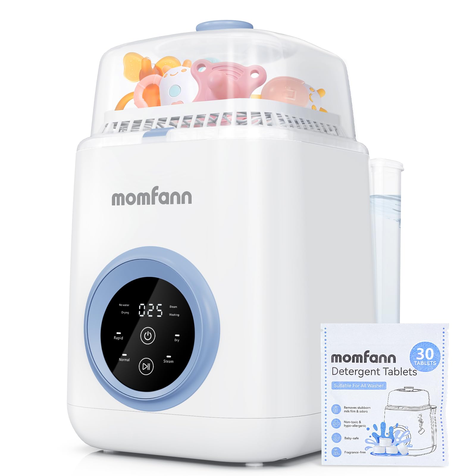 Momfann 4-in-1 Baby Bottle Washer – Sterilizer, Dryer & Cleaner